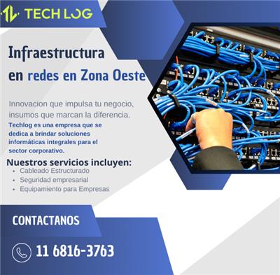 Infraestructura en redes en Zona Oeste